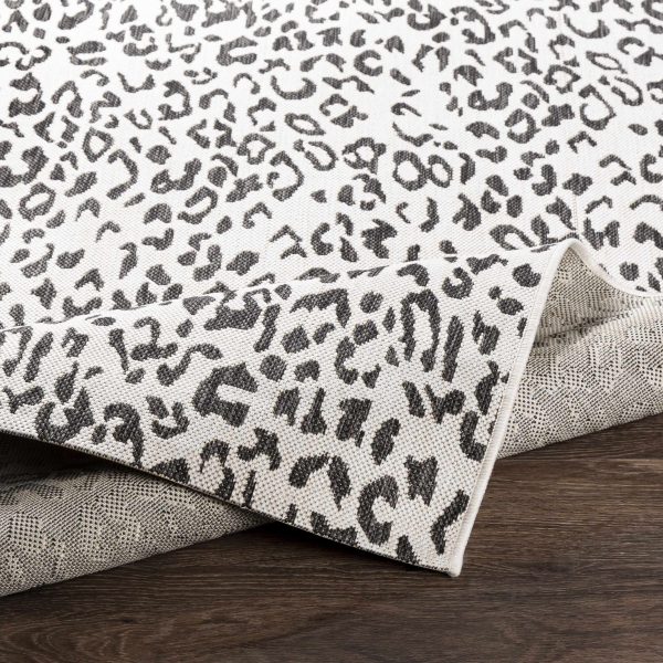 Alderbury White Leopard Print Rug Online Sale - Image 4